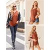 imageEkouaer Womens Maternity Nursing Tank Tops Sleeveless Breastfeeding Shirts Double Layer Summer Pregnancy ClothesOrange