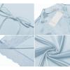imageEkouaer Womens Satin Robe Silk Kimono Bathrobe for Bride Long Bridesmaids Wedding Party Loungewear Sleepwear SXXLLight Blue