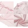 imageEkouaer Womens Satin Robe Silk Kimono Bathrobe for Bride Long Bridesmaids Wedding Party Loungewear Sleepwear SXXLPink