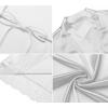 imageEkouaer Womens Satin Robe Silk Kimono Bathrobe for Bride Long Bridesmaids Wedding Party Loungewear Sleepwear SXXLWhite