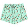 imageEkouaer Women Pajama Shorts Comfy Lounge Bottom with Pockets Stretch Strip Sleepwear Drawstring Pj Bottoms Sleep ShortsGreen Avocado
