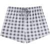 imageEkouaer Women Pajama Shorts Comfy Lounge Bottom with Pockets Stretch Strip Sleepwear Drawstring Pj Bottoms Sleep ShortsGrey Plaid