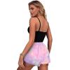imageEkouaer Women Pajama Shorts Comfy Lounge Bottom with Pockets Stretch Strip Sleepwear Drawstring Pj Bottoms Sleep ShortsTie Dye Pink