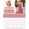 imageEkouaer Womens Casual Sleeveless Jumpsuits Summer Boho Wide Leg Floral Rompers Overalls with PocketsRose Pink Floral