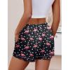 imageEkouaer Womens Pajama Shorts Casual Summer Sleep Shorts Cute Printed Lounge Pj Bottoms with Drawstring ampamp PocketsFlamingos