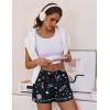 imageEkouaer Womens Pajama Shorts Casual Summer Sleep Shorts Cute Printed Lounge Pj Bottoms with Drawstring ampamp PocketsPlanet