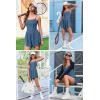 imageEkouaer Womens Summer Sleeveless Workout Rompers Athletic Jumpsuit Double Lined Shorts One Piece Gym Yoga Clothes XSXLBlue