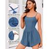 imageEkouaer Womens Summer Sleeveless Workout Rompers Athletic Jumpsuit Double Lined Shorts One Piece Gym Yoga Clothes XSXLBlue