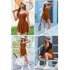 imageEkouaer Womens Summer Sleeveless Workout Rompers Athletic Jumpsuit Double Lined Shorts One Piece Gym Yoga Clothes XSXLBrown