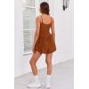 imageEkouaer Womens Summer Sleeveless Workout Rompers Athletic Jumpsuit Double Lined Shorts One Piece Gym Yoga Clothes XSXLBrown