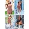 imageEkouaer Womens Summer Sleeveless Workout Rompers Athletic Jumpsuit Double Lined Shorts One Piece Gym Yoga Clothes XSXLDark Pink
