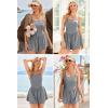 imageEkouaer Womens Summer Sleeveless Workout Rompers Athletic Jumpsuit Double Lined Shorts One Piece Gym Yoga Clothes XSXLGrey