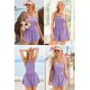 imageEkouaer Womens Summer Sleeveless Workout Rompers Athletic Jumpsuit Double Lined Shorts One Piece Gym Yoga Clothes XSXLLilac Purple