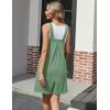 imageEkouaer Womens Rompers Summer Casual Short Overalls Sleeveless Adjustable Strap Jumpsuits with Pockets Beach Vacation ClothesLight Green1