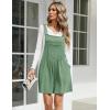 imageEkouaer Womens Rompers Summer Casual Short Overalls Sleeveless Adjustable Strap Jumpsuits with Pockets Beach Vacation ClothesLight Green1