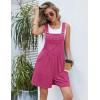imageEkouaer Womens Rompers Summer Casual Short Overalls Sleeveless Adjustable Strap Jumpsuits with Pockets Beach Vacation ClothesRose1