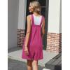 imageEkouaer Womens Rompers Summer Casual Short Overalls Sleeveless Adjustable Strap Jumpsuits with Pockets Beach Vacation ClothesRose1