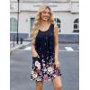 imageEkouaer Nightgowns for Women Tank Sleep Shirts Sleeveless Sleep Dress with Pockets Wide Strap NightshirtsBlack Floral