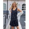 imageEkouaer Nightgowns for Women Tank Sleep Shirts Sleeveless Sleep Dress with Pockets Wide Strap NightshirtsConstellation