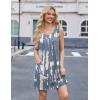 imageEkouaer Nightgowns for Women Tank Sleep Shirts Sleeveless Sleep Dress with Pockets Wide Strap NightshirtsGrey Tie Dye