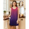 imageEkouaer Nightgowns for Women Tank Sleep Shirts Sleeveless Sleep Dress with Pockets Wide Strap NightshirtsPurple Tie Dye