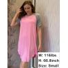 imageEkouaer Sleep Shirts for Women Short Sleeve Night Shirts for Sleeping Pullover Nightgown Soft Nightdress SXXXLPink
