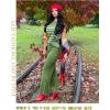 imageEkouaer Striped Lounge Set 2 Piece Sweater Matching Outfits Travel Knit Clothing Sets for WomenGreen
