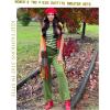 imageEkouaer Striped Lounge Set 2 Piece Sweater Matching Outfits Travel Knit Clothing Sets for WomenGreen