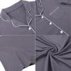 imageEkouaer Womens Nightgown Button Down Sleepshirts Night Gown Sleep Shirts Night ShirtsGrey