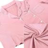 imageEkouaer Womens Nightgown Button Down Sleepshirts Night Gown Sleep Shirts Night ShirtsPink