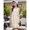 imageEkouaer Nightgowns for Women Sleeveless Night Gown V Neck Sleep Shirt Chemise Night Shirt Soft Sleep DressAleaf Yellow