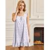 imageEkouaer Nightgowns for Women Sleeveless Nightdress Cute Night Gowns Short Sleepshirt Soft Sleepwear Pajama Dress SXXXLPurple Tassel