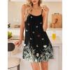 imageEkouaer Nightgowns for Women Spaghetti Strap Night Gown Sleeveless Sleep Dress Chemise SleepwearButter Fly