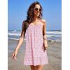 imageEkouaer Nightgowns for Women Spaghetti Strap Night Gown Sleeveless Sleep Dress Chemise SleepwearFloral Pink