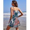 imageEkouaer Nightgowns for Women Spaghetti Strap Night Gown Sleeveless Sleep Dress Chemise SleepwearGreen Ethnic