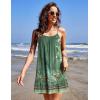 imageEkouaer Nightgowns for Women Spaghetti Strap Night Gown Sleeveless Sleep Dress Chemise SleepwearGreen Floral