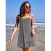 imageEkouaer Nightgowns for Women Spaghetti Strap Night Gown Sleeveless Sleep Dress Chemise SleepwearMedium Grey