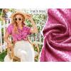 imageEkouaer Satin Pajama Set for Women Button Up 2 Piece Silky Pj Shorts Set Soft Sleepwear Short Sleeve LoungewearHot Pink Leopard