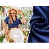 imageEkouaer Satin Pajama Set for Women Button Up 2 Piece Silky Pj Shorts Set Soft Sleepwear Short Sleeve LoungewearNavy Blue