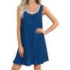Navy White Dots