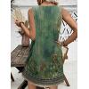 imageEkouaer Nightgown for Women Tank Night Gown Sleeveless Sleep Shirt Button Night Shirt with Pockets Soft Sleep DressAfloral Green
