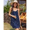 imageEkouaer Nightgowns for Women Spaghetti Strap Sleepwear Sleeveless Sleep Dress with PocketsConstellation