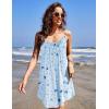imageEkouaer Nightgowns for Women Spaghetti Strap Sleepwear Sleeveless Sleep Dress with PocketsMoon Star