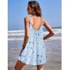 imageEkouaer Nightgowns for Women Spaghetti Strap Sleepwear Sleeveless Sleep Dress with PocketsMoon Star