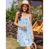 imageEkouaer Nightgowns for Women Spaghetti Strap Sleepwear Sleeveless Sleep Dress with PocketsMoon Star