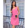 imageEkouaer Sexy Nightgowns for Women Tank Sleeveless Night Gown 2 Pack Sleep Dress Soft Nightdress Chemise Sleepwear SXXXLBlackPink