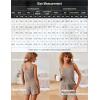 imageEkouaer Womens Pajamas Sleeveless V Neck Pjs Set Ribbed Knit Summer Loungewear Sleepwear SXXLBrown