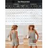 imageEkouaer Womens Pajamas Sleeveless V Neck Pjs Set Ribbed Knit Summer Loungewear Sleepwear SXXLKahki