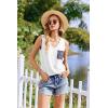 imageEkouaer Pajamas for Women Set Cute Pjs Soft Sleepwear Summer Sleeveless Tops and Shorts Travel Lounge Sets with PocketsWhite Cashews