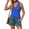 Royal Blue Floral